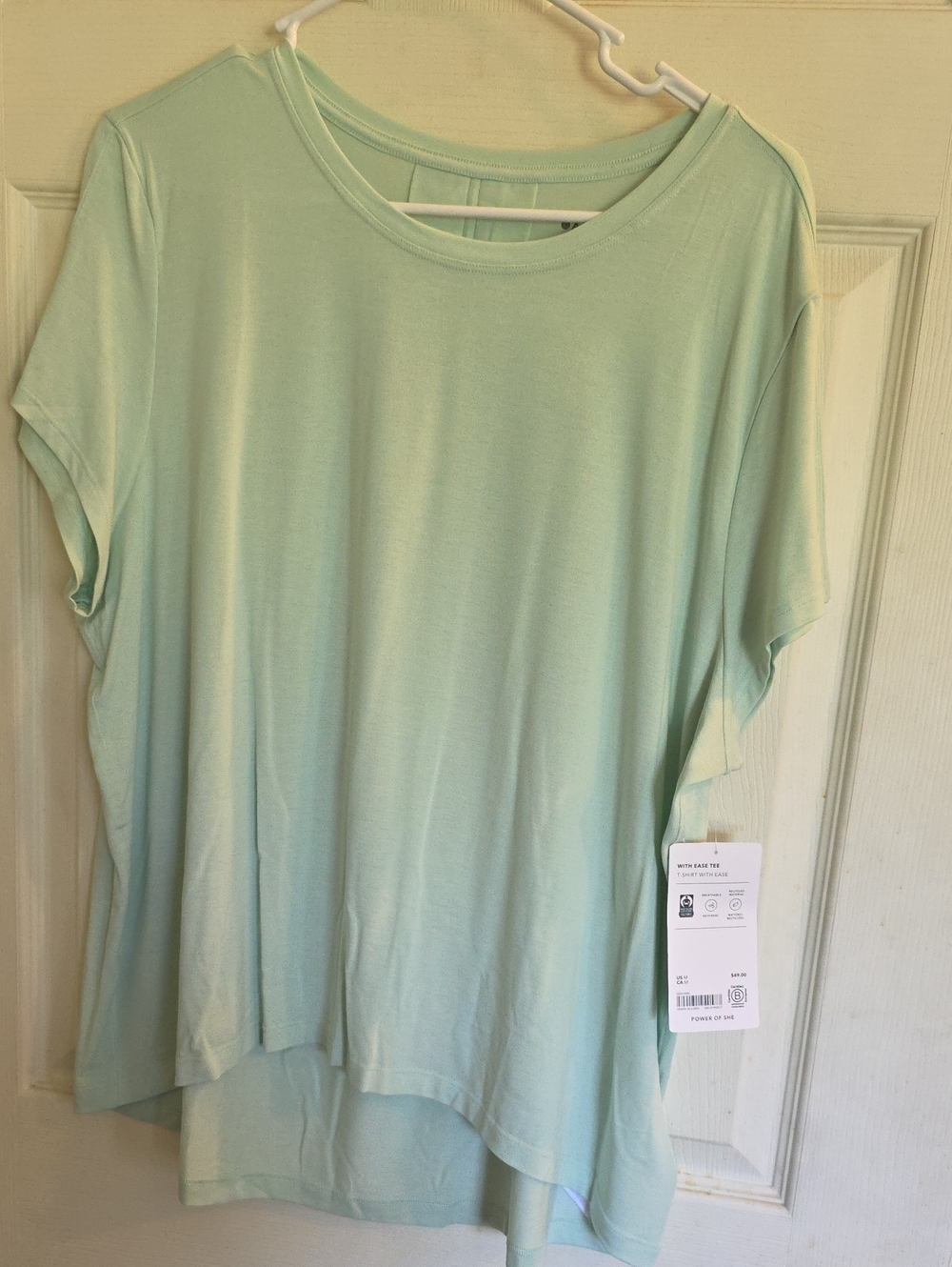 Athleta Light Mint Relaxed Short-Sleeve Tee